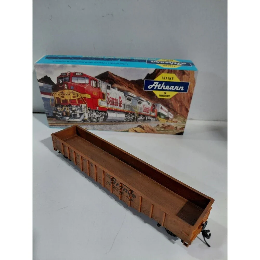 Athearn 1649 HO Gauge Model Railroad Rio Grande Weathered Gondola Car w/Box
